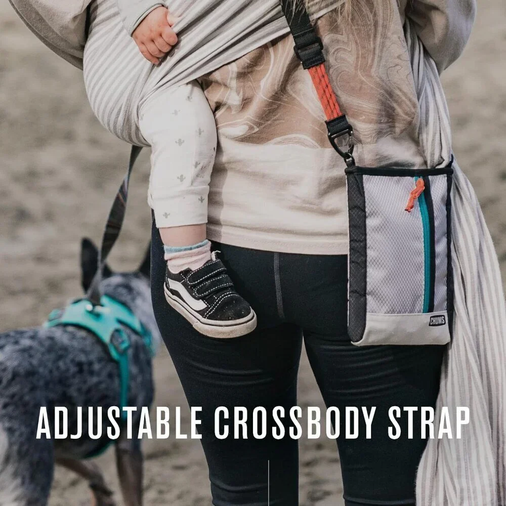 Crossbody Sling Bag Nylon Compact Travel Purse Unisex Adjustable